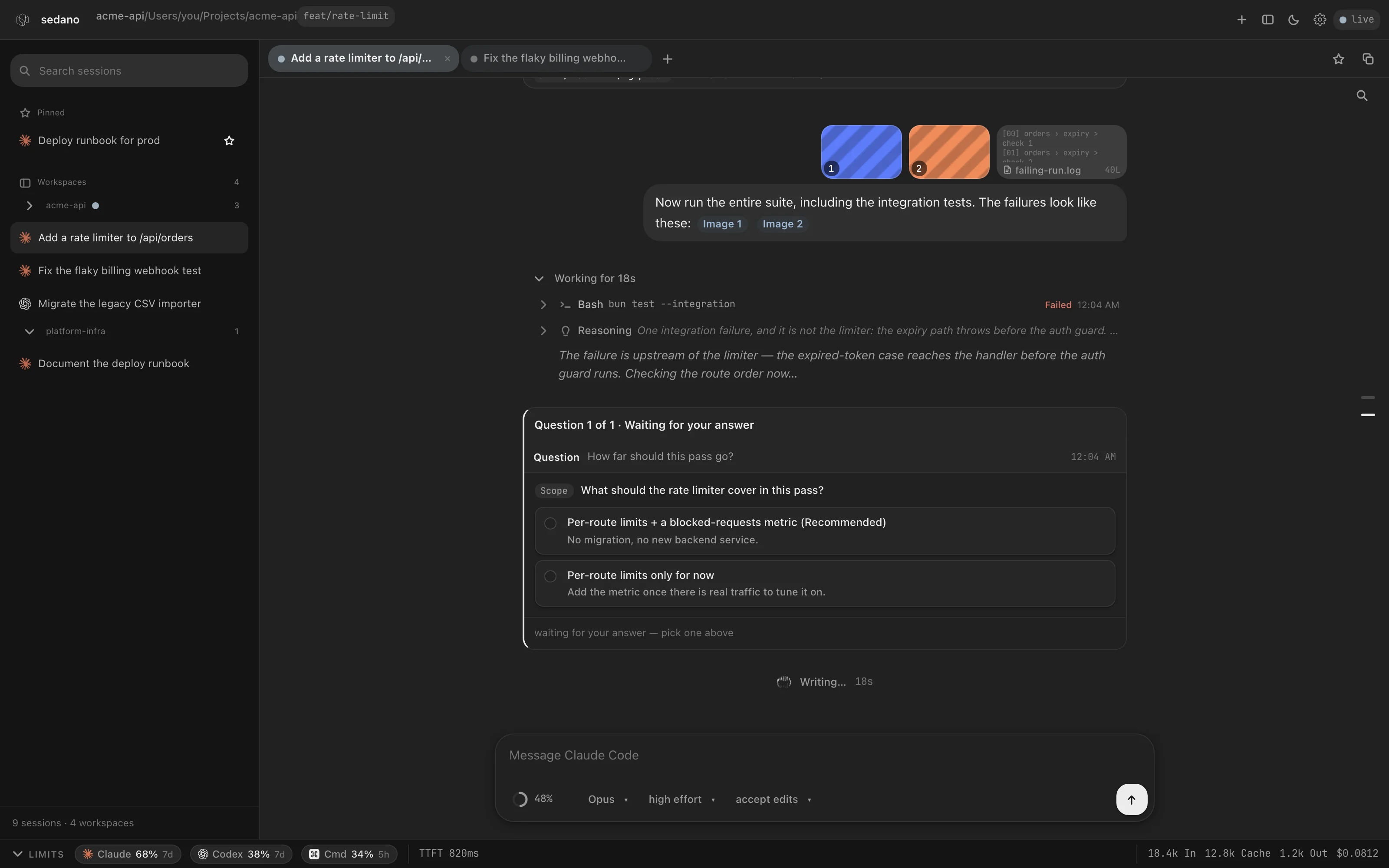 Screenshot of Sedano